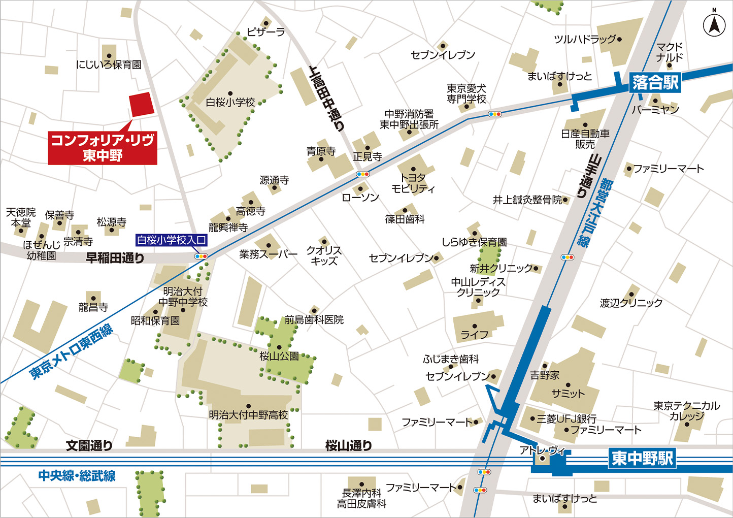 現地案内図