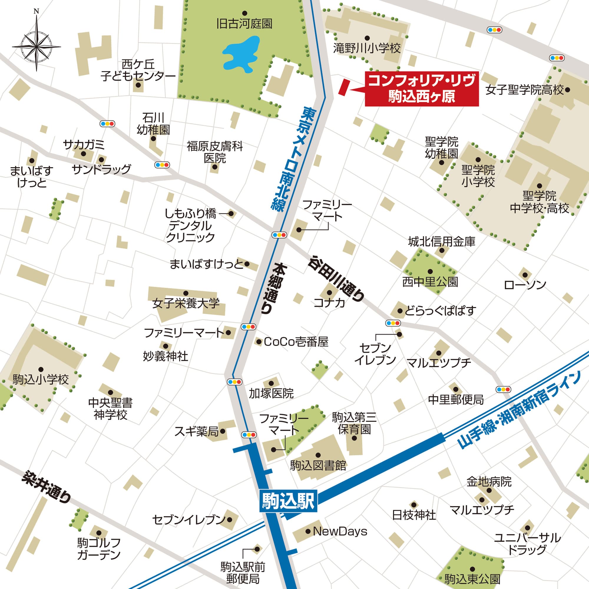 現地案内図