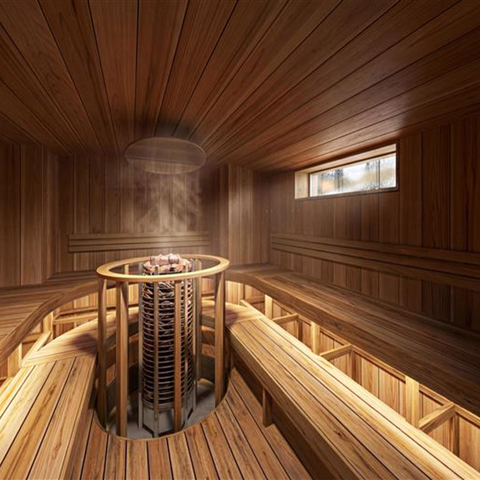 サウナ店舗イメージ（男性サウナ室）