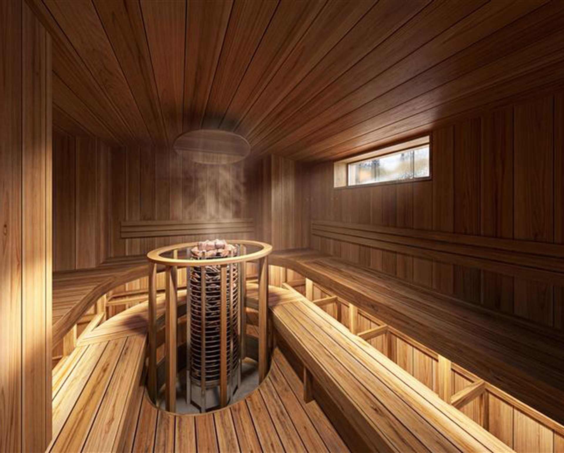 サウナ店舗イメージ（男性サウナ室）