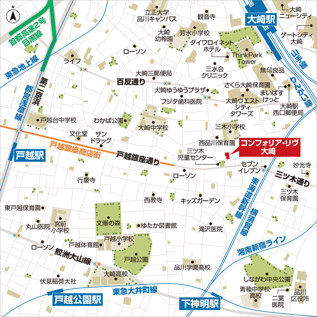 現地案内図