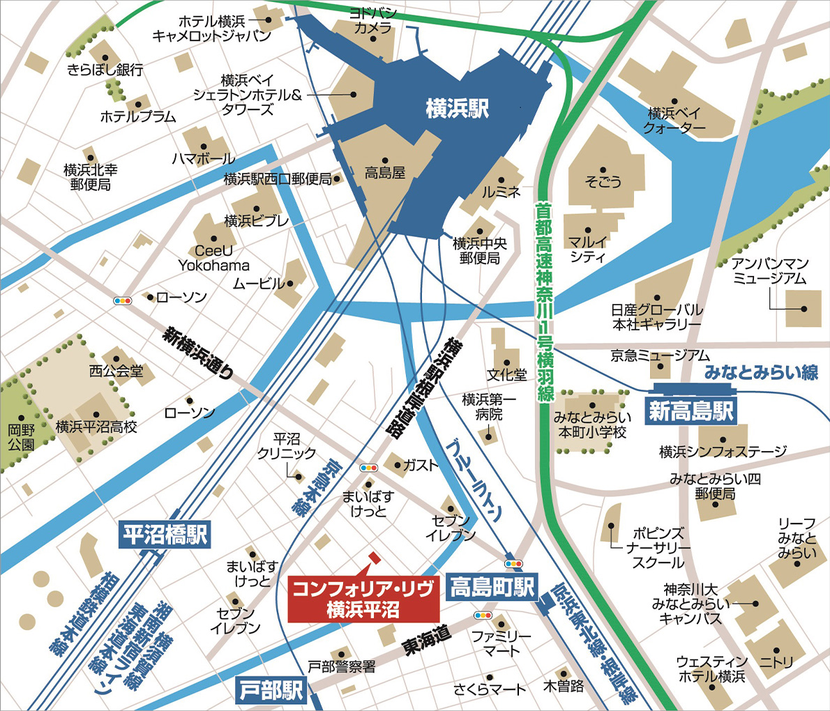 現地案内図